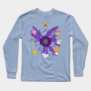 Digi Roulette, purple Long Sleeve T-Shirt